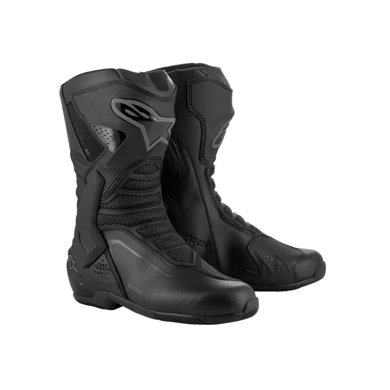 Alpinestars SMX 6 V3 Goretex Boots - Black/Dark Grey - 43 - SKU:AS2333025011143