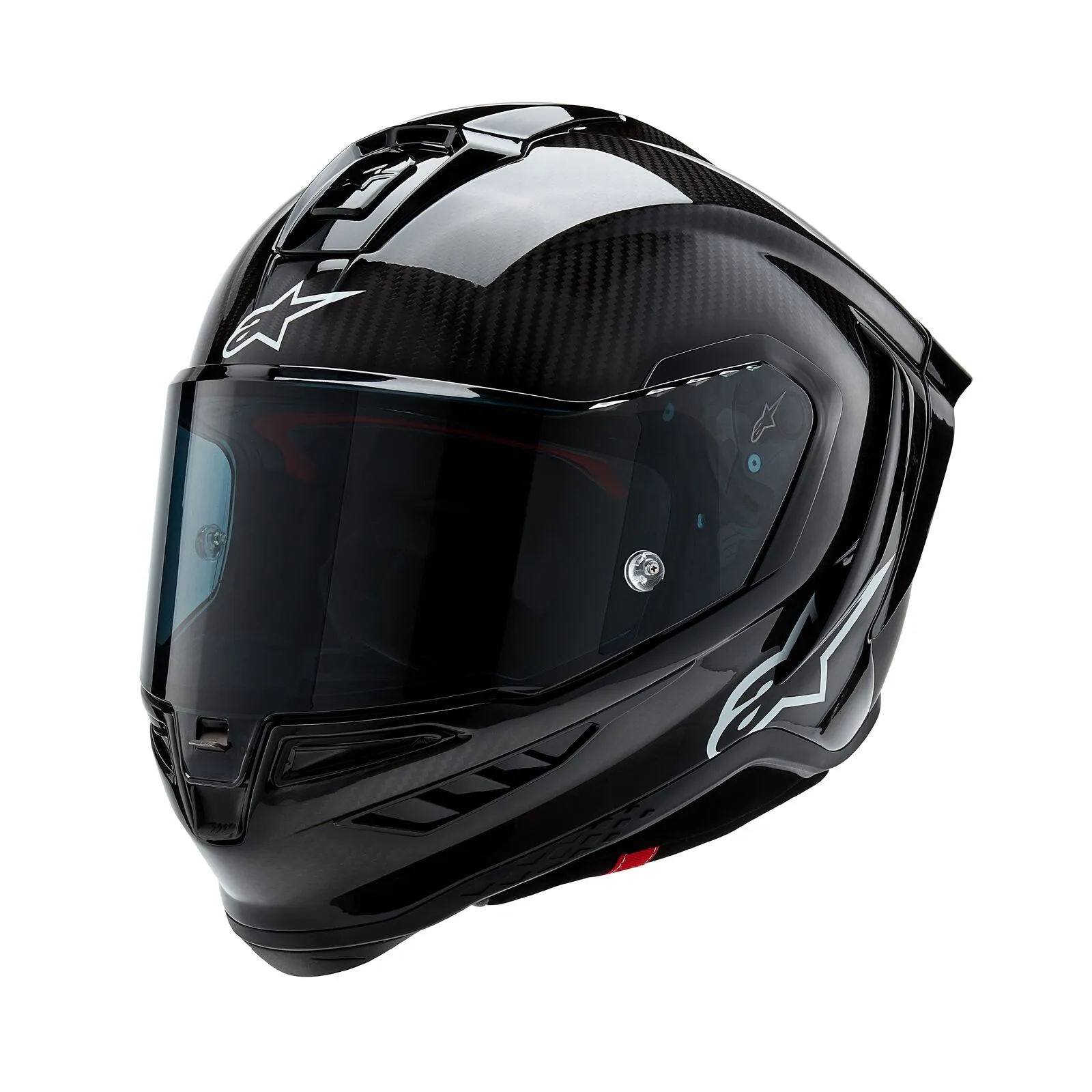 Alpinestars Supertech R10 Solid ECE 22.06 Helmet  - Gloss/Matte Carbon - XL - SKU:AS8200124190262