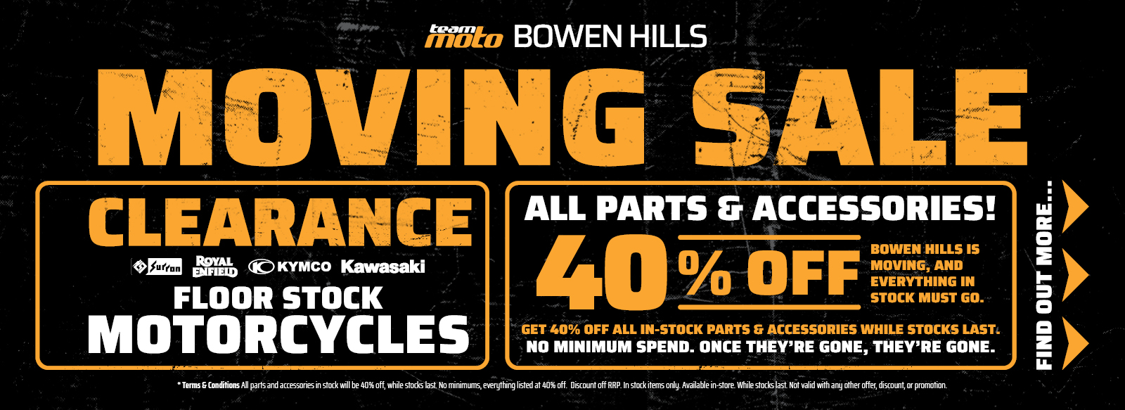 TeamMoto Bowen Hills Relocation Banner