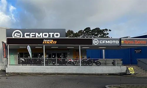 Photo of TeamMoto Campbelltown store front