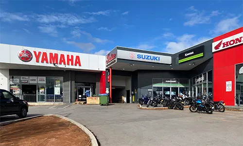 Photo of TeamMoto Canberra store front