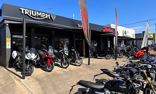 Photo of TeamMoto Springwood Triumph store front