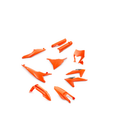  250/350/450/500EXC-F 2024-25 OEM ORANGE Plastic kit (00010000387K)