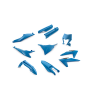 KTM  250/350/450/500 EXC-F 2024-250 OEM BLUE Plastic kit (00010000389K)