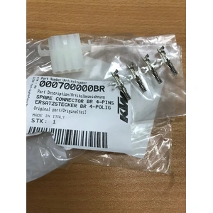  OEM SPARE CONNECTOR BR 4-PINS (000700000BR)