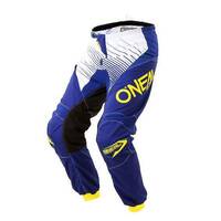 Oneal Element Racewear Blue Yellow Pants