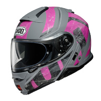 Shoei Neotec II Jaunt Helmet TC-7 - Grey/Pink - 2XS