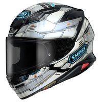 Shoei NXR2 Fortress Helmet TC-6 - Grey/Black/Blue