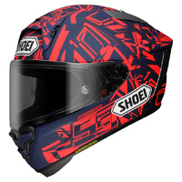 Shoei X-SPR Pro Marquez Dazzle Helmet TC-10 - Blue/Red