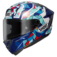 Shoei X-SPR Pro Marquez Barcelona Helmet TC-10 - Blue/Green/Red - 2XL