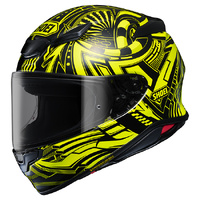 Shoei NXR2 Beaut Helmet TC-3 - Black/Hi-Vis/White