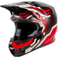 Fly Racing 2026 Formula S Carbon Byte MX Helmet - Red Carbon/Red/Grey