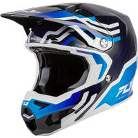 Fly Racing 2026 Formula S Carbon Byte MX Helmet - Blue Carbon/Blue/White
