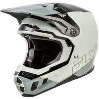 Fly Racing 2026 Youth Formula CC Glide MX Helmet - Grey/Light Grey/Black