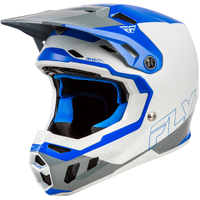 Fly Racing 2026 Formula CC Glide MX Helmet - Blue/Light Grey/Grey