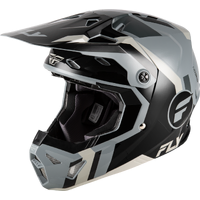 Fly Racing 2026 Formula CP Seal MX Helmet - Black/Grey/Light Grey