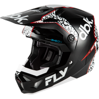 Fly Racing 2026 Formula CP SE DBK MX Helmet - Black/White/Red