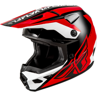 Fly Racing 2026 Kinetic Crest MX Helmet - Red/Black/Grey