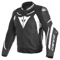 Dainese Super Speed 3 Leather Jacket - Black/White/White
