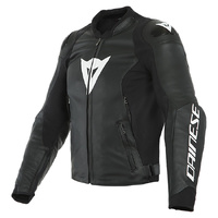 Dainese Sport Pro Leather Jacket - Black/White