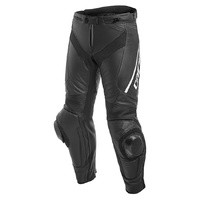 Dainese Delta 3 Perforated Leather Pants - Black/Black/White