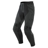 Dainese Pony 3 Perforated Leather Pants - Matt Black