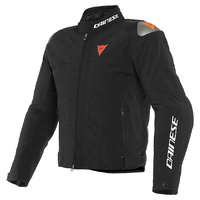 Dainese Indomita D-Dry XT Jacket - Matt Black/Matt Black/Red