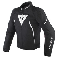 Dainese Avro D2 Tex Jacket - Black/Black/White