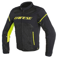 Dainese Air Frame D1 Tex Jacket - Black/Black/Fluro Yellow