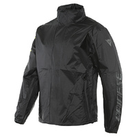 Dainese VR46 Rain Jacket - Black/Fluro Yellow
