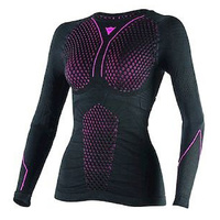 Dainese Ladies D-Core Thermo Tee - Black/Fuchsia