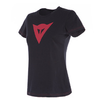 Dainese Ladies Speed Demon Casual T-Shirt - Black/Red