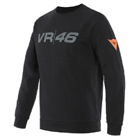 Dainese VR46 Team Casual Sweatshirt - Black/Fluro Yellow