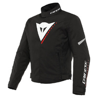 Dainese Veloce D-Dry Jacket - Black/White/Lava Red