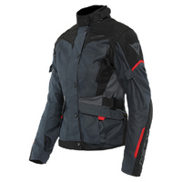 Dainese Ladies Tempest 3 D-Dry Jacket - Ebony/Black/Lava Red