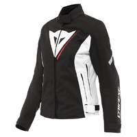 Dainese Ladies Veloce D-Dry Jacket - Black/White/Lava Red