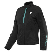 Dainese Ladies Risoluta Air Tex Jacket - Black/Aqua Green