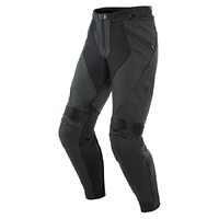 Dainese Pony 3 Leather Pants - Matt Black