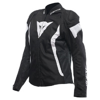 Dainese Ladies Avro 5 Tex Jacket - Black/White/Black