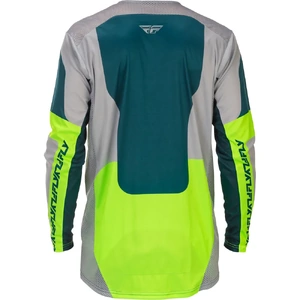 Fly Racing 2026 Lite MX Jersey - Grey/Lime/Teal - M