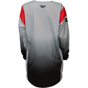 Fly Racing 2026 Youth Kinetic SE DBK MX Jersey - Grey/Black/Red - YXL