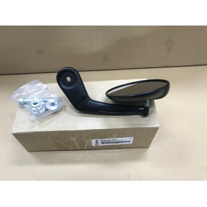 SCOUT BOBBER 2018-20 OEM BAR END MIRROR  BLACK ANODIZED 2636496-468