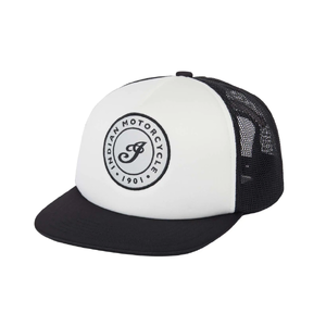 Black And White I Script Flat Peak Cap, Multi  2833443