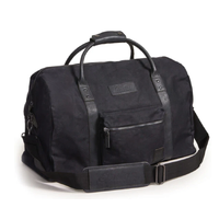 WAXED CANVAS DUFFLE BAG BLACK  2861697 