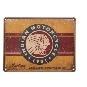 OEM First Motorcycle Embossed Metal Sign 2864420
