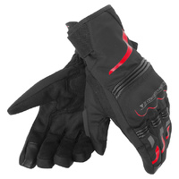 Dainese Tempest D-Dry Short Gloves - Black/Red