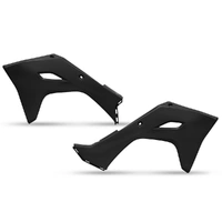 UFO Radiator Shroudskx250F - Kawasaki  25/KX450F 24-25 - Black