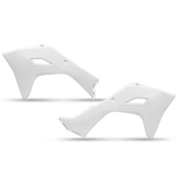UFO Radiator Shrouds - Kawasaki  KX250F 25/KX450F 24-25 - White