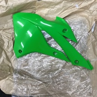 KX85 2022 OEM LEFT RADIATOR SHROUD LIME.GREEN 490891156290