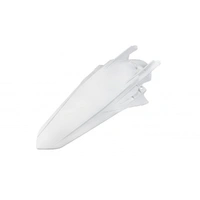 UFO Rear Fender W/Pins - KTM EXC/EXC-F 20-23 - White